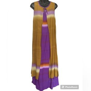 Shopping with Anthony Maxi Island Beach Dress SZ M